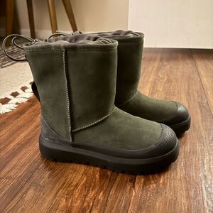 Ugg Classic Short Weather Hybrid Olive Green- Women’s 10